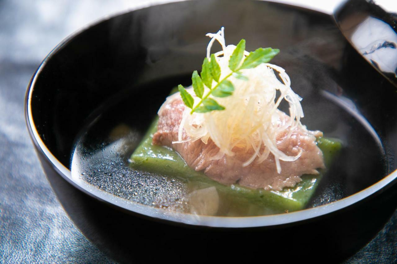 Yufuin Ryokan Dining Kitchen Zen Exterior photo
